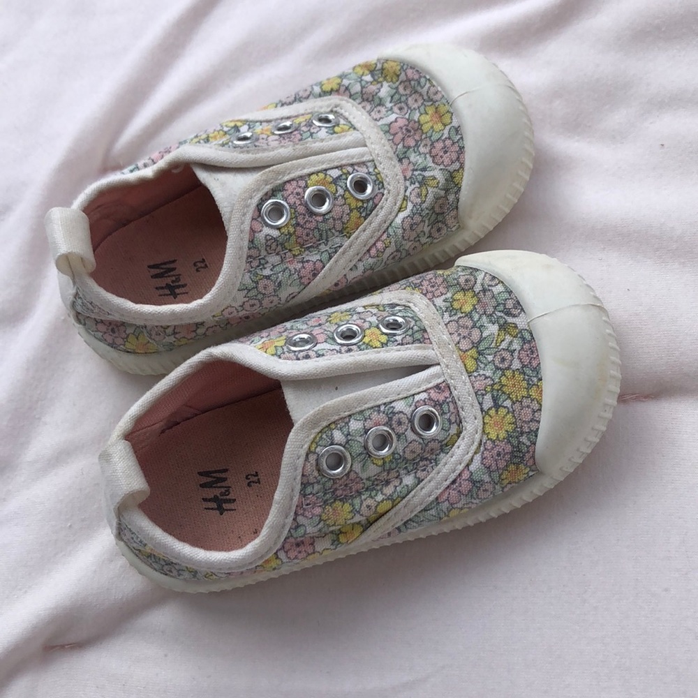 H&M Floral Print Baby Sneakers